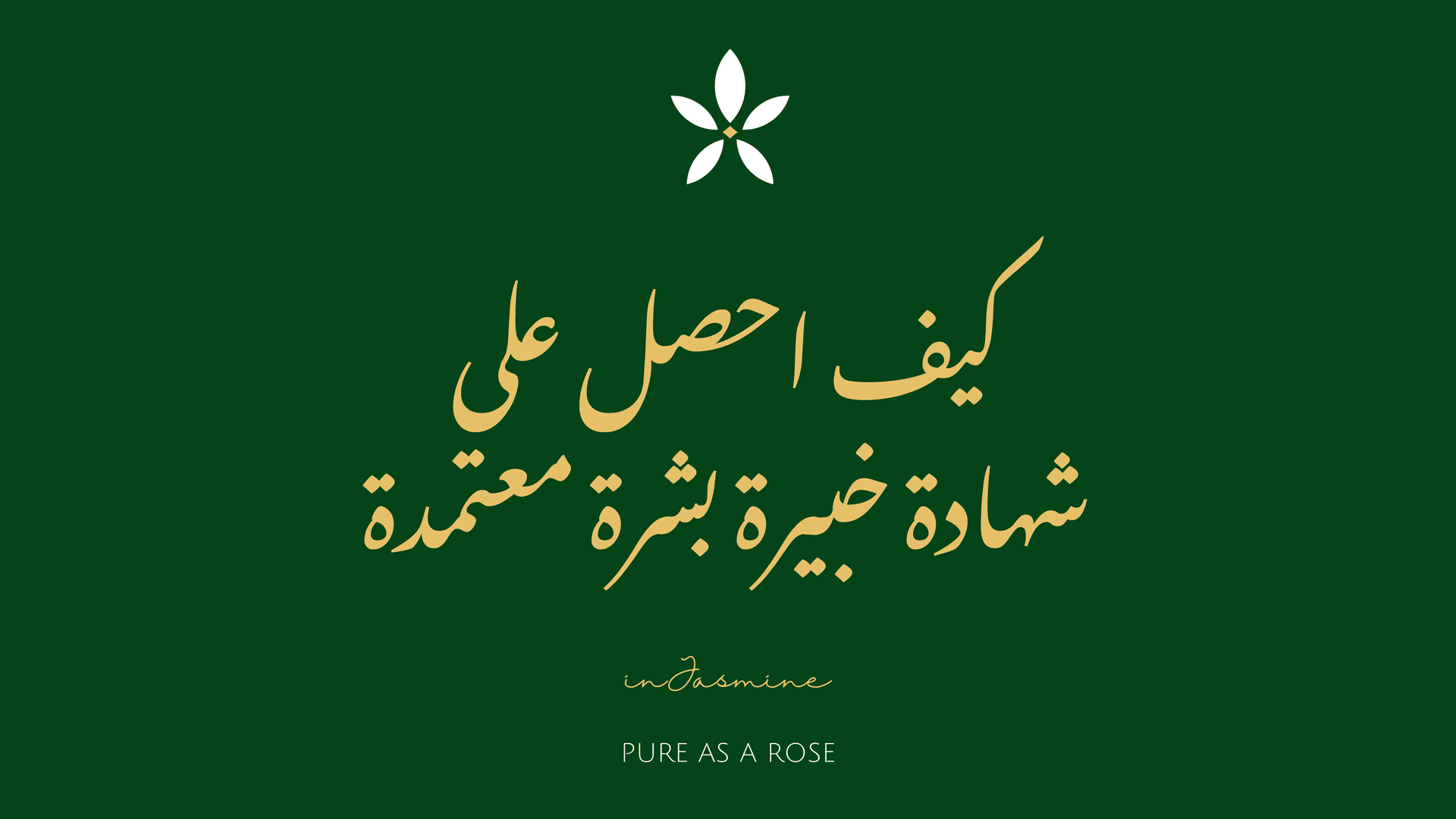 كيف احصل على شهادة خبيرة بشرة معتمدة — InJasmine