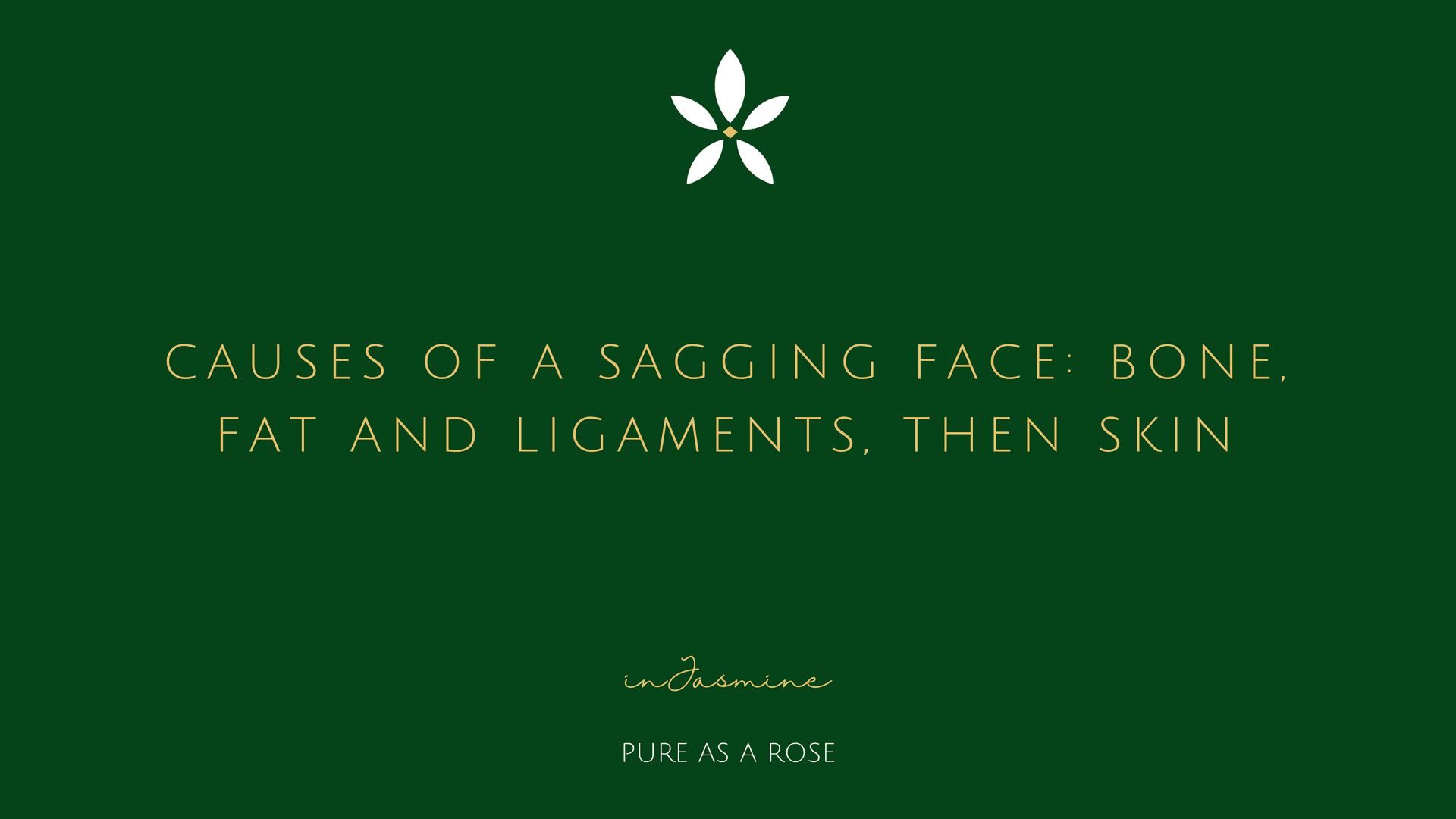Causes of a Sagging Face: Bone, Fat and Ligaments, Then Skin — InJasmine