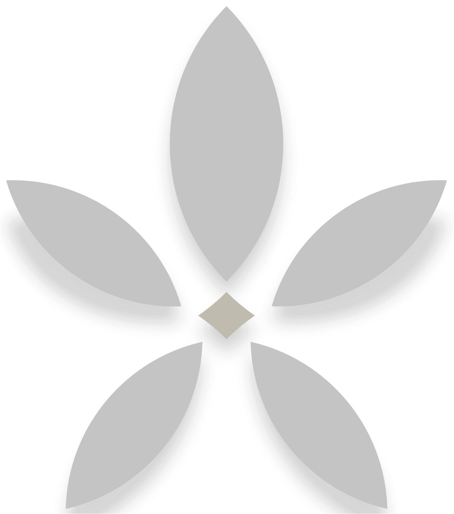InJasmine brand illustration — a stylized white jasmine flower on a botanical green background